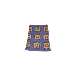 Boohoo Lavender Floral Crochet Tube Top - Women’s Size Medium